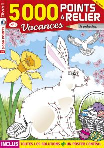 Découvrez 5 000 mots à relier n°1 - Spécial Vacances ! Des heures de jeu avec des mots à relier pour s’amuser et se détendre partout cet été. Achat magazine Divertistore