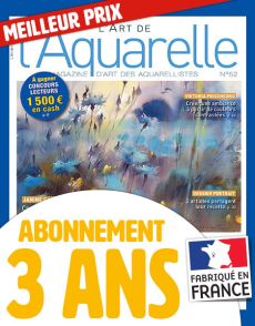 3 ans d'abonnement au magazine l'Art de l'Aquarelle