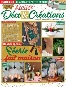 Atelier Déco et Créations n°67 + le calendrier de l'Avent + 16 planches de papiers