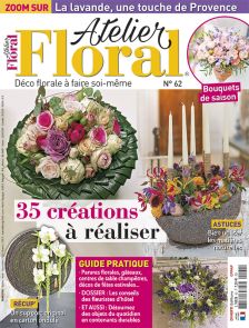 Le magazine Atelier Floral n°61 Fleurs et cérémonies de printemps achat livres Diverti Editions