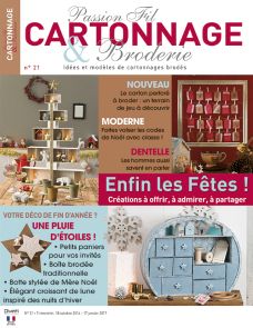 Livre de cartonnage et broderie