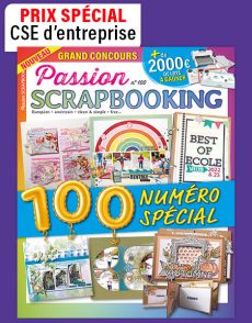 1 AN d'abonnement à Passion Scrapbooking