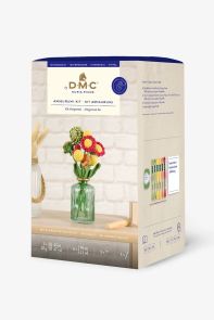 Créez un bouquet de fleurs au crochet avec le kit amigurumi Bouquet de DMC : tout le nécessaire pour une déco florale faite main, idéale pour débutants et fans de DIY. Achat kit sur Divertistore