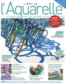 magazine L'Art de l'Aquarelle n°58 Diverti Editions