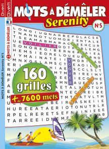 Magazine Mots à Démêler Serenity n°5 - 160 grilles - Diverti Editions