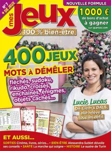 Mes Jeux Bien-Être 6 - 400 jeux - Mots à démêler, Fléchés, Sudoku, Croisés.... - Magazine de Diverti Editions