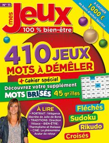 Mes Jeux Bien-Être 11 - 400 jeux - Mots fléchés, Sudoku, Rikudo, croisés, enchainés.... - Magazine de Diverti Editions - Achat magazine sur Divertistore