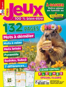 132 pages de jeux pour un printemps sous le signe du divertissement grâce à votre magazine Mes Jeux 100% Bien-Etre - Achat Magazine sur Divertistore