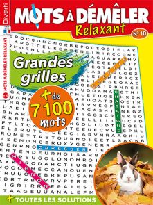 Mots à démêler Relaxant n°8 - Spécial Grandes Grilles - Magazine de Diverti Editions