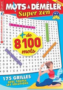 La revue Mots à Démêler Super Zen n°3 - Format voyage