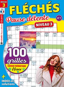 Cahier thématique spécial Hiver pour ce nouveau numéro de Fléchés Pause Détente Niveau 3 - Achat magazine Divertistore