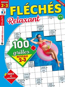 100 grilles de mots fléchés de niveau 2-3 avec index et solutions dans ce nouveau numéro de Fléchés Relaxant pour une pause détente. Achat magazine sur Divertistore