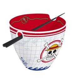 ONE PIECE - Bol à ramen avec baguettes