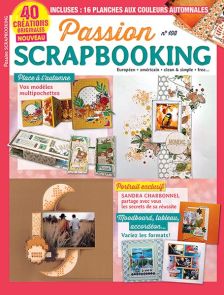 magazine Passion Scrapbooking n°108 - Des créations pour l'automne