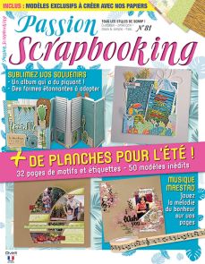 Passion Scrapbooking n°81  - Achat Diverti Store ruban musique souvenirs