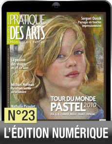 La version numérique du hors-série Tour du monde du Pastel : les pastellistes confient leurs secrets en ouvrant leur atelier au regard des lecteurs.