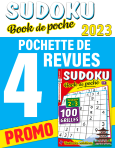 Collection 2023 Sudoku de Poche - 4 revues niveaux 2-3