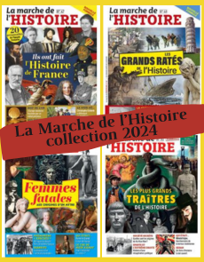 Découvrez la nouvelle pochette de 4 numéros de La Marche de l'Histoire 2023 : un voyage captivant à travers les grands événements historiques, les figures emblématiques et les récits inédits. Parfait pour les passionnés d'histoire !