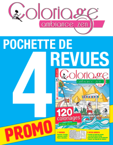 Collection 2021 complète coloriage Ambiance Zen - Diverti Editions