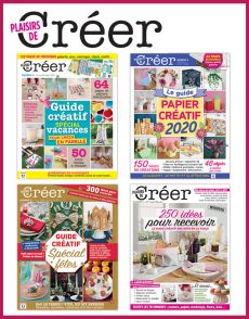 Spécial PLAISIRS DE CRÉER - Collection de 4 magazines