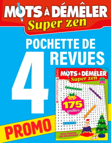 Pack Mots à Démêler Super Zen 2022 - 4 revues