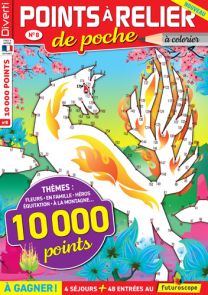 Points à relier de Poche 8 - A colorier - 10000 Points - Magazine de Diverti Editions