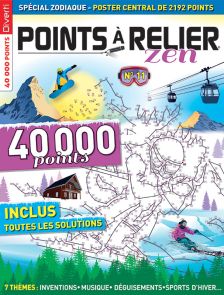 Points à relier Zen 11 - Thèmes : Inventions Musique, Déguisements, Sports d'Hiver