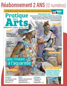 Offre de réabonnement 2 ANS au magazine Pratique des Arts pour recevoir chez vous les 12 prochains numéros