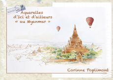 Aquarelles d'ici et d'ailleurs au Myanmar - Corinne Poplimont