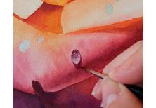 peindre-goutte-d-eau-aquarelle