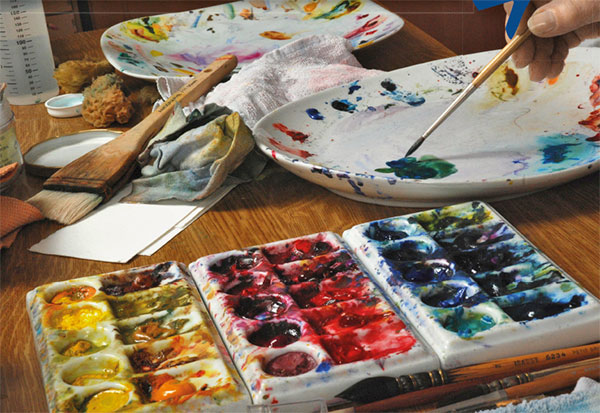 Organiser sa palette organisation-palette-en-aquarelle