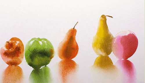 fruits en glacis par Chaillou