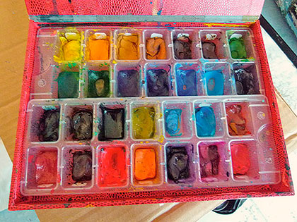 Bac à glaçons pour aquarelle bac-a-glacons-aquarelle